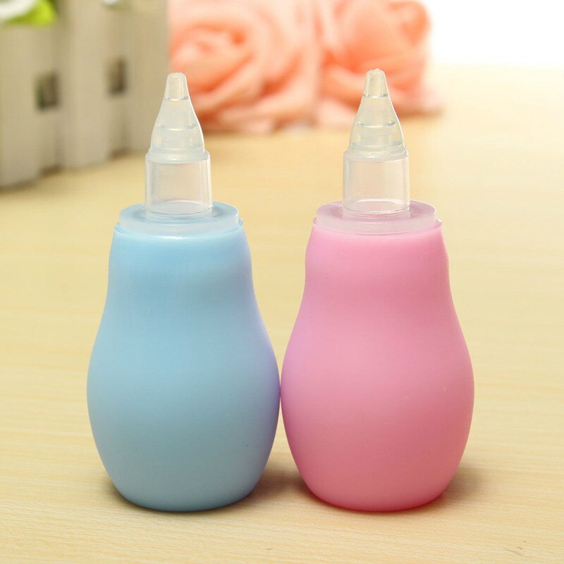 Silicone Newborn Baby Children Nose Aspirator Toddler Nose Cleaner Infant Snot Vacuum Sucker Soft Tip Cleaner Baby Care Products